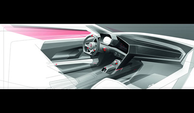 Volkswagen 503 hp Twin Turbo V6 4WD Design Vision GTI Concept 2013 4